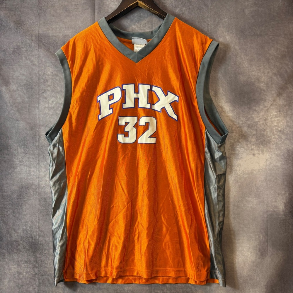 NBA Phoenix Suns Shaquille O'Neal 32 Jersey Mens XL Orange Grey Basketball PHX